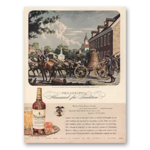 1944 Philadelphia Blended Whisky Print Ad | Liberty Bell