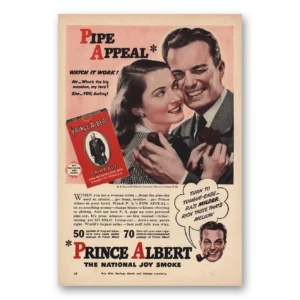 1944 Prince Albert Tobacco Print Ad | No Secret Brother