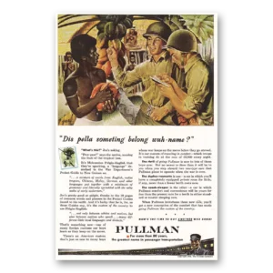 1944 Pullman Print Ad | Dis Pella Something