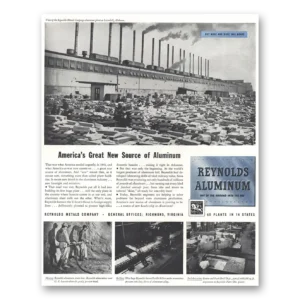1944 Reynolds Aluminum Print Ad | New Source