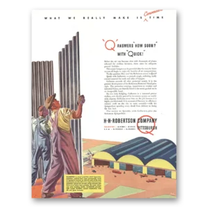 1944 H H Robertson Print Ad | Answers How Soon