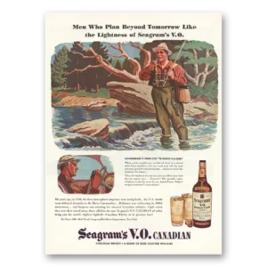 1944 Seagrams Print Ad | Tomorrows Private Walkie Talkie