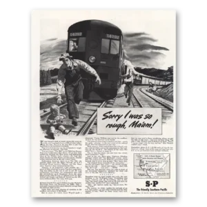 1944 Southern Pacific Print Ad | Rough Maam