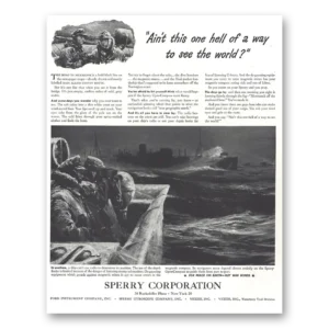 1944 Sperry Print Ad | See World