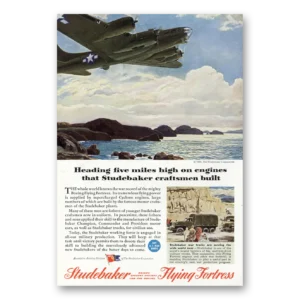 1944 Studebaker Print Ad | Five Miles