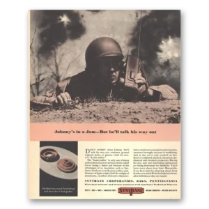 1944 Synthane Print Ad | Johnnys In Jam
