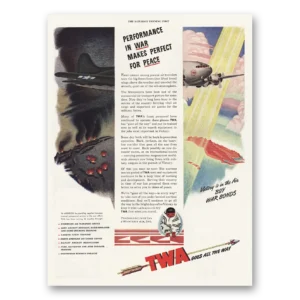 1944 TWA Print Ad | Performance