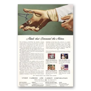 1944 Union Carbide Print Ad | Command Nation