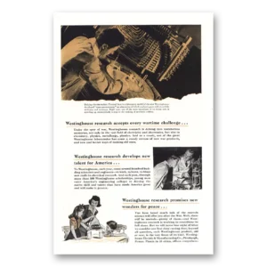 1944 Westinghouse Print Ad | Tire Maker