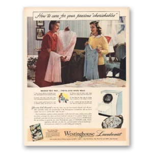 1944 Westinghouse Print Ad | Precious Cherishables