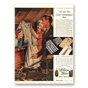 1944 Wilson Brothers Shirts Print Ad | Grandpappys Past