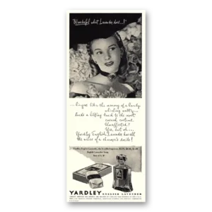 1944 English Lavender Print Ad | Lavender Does