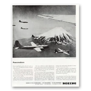 1945 Boeing Superfortress Print Ad | Peacemakers