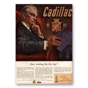 1945 Cadillac Print Ad | Waiting