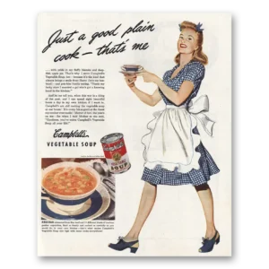 1945 Campbells Soup Print Ad | Good Plain Cook