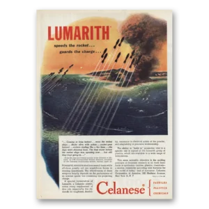 1945 Celanese Print Ad | Lumarith