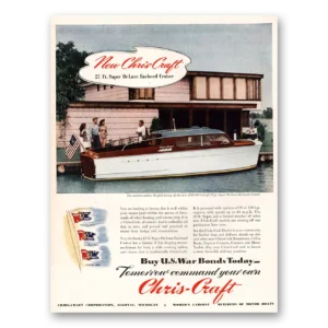 1945 Chris Craft Print Ad | Tomorrow Command