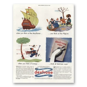 1945 Dextrose Sugar Print Ad | Mayflower