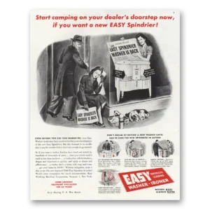 1945 Easy Spindrier Print Ad | Dealers Doorstep