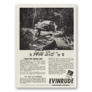 1945 Evinrude Print Ad | All Set