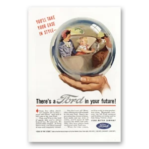 1945 Ford Print Ad | Your Future