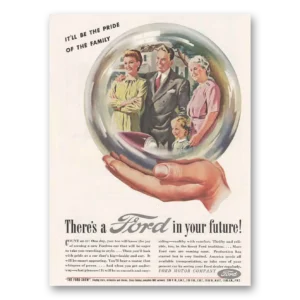 1945 Ford Print Ad | Crystal Ball