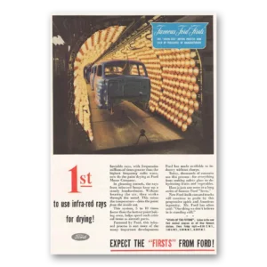 1945 Ford Motor Company Print Ad | Infra Red