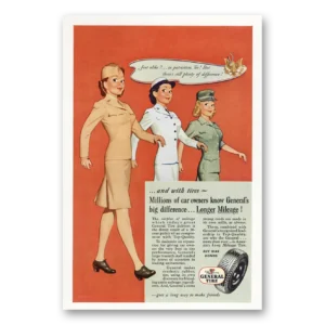 1945 General Tire Print Ad | Patriotism