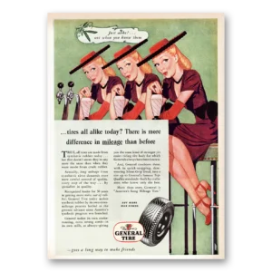 1945 General Tire Print Ad | All Alike
