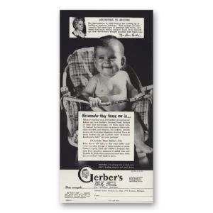 1945 Gerbers Baby Foods Print Ad | Baby Food