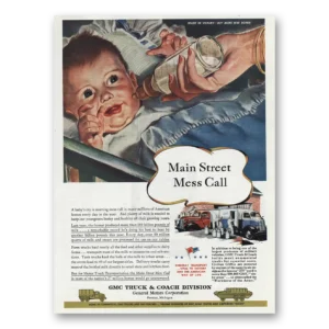 1945 GMC Trucks Print Ad | Main Street