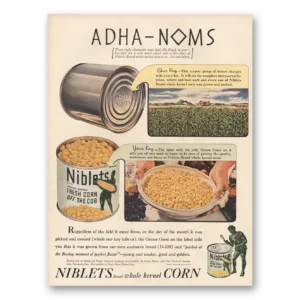 1945 Green Giant Print Ad | Adha Noms
