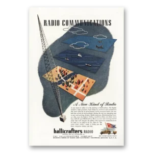 1945 Hallicrafters Print Ad | Communications