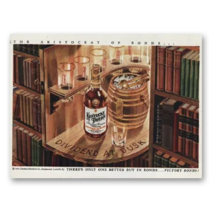 1945 Kentucky Tavern Whiskey Print Ad | Only One