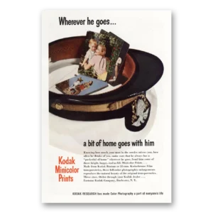 1945 Kodak Film Print Ad | Minicolor Prints