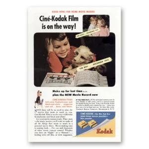 1945 Kodak Film Print Ad | Lost Time