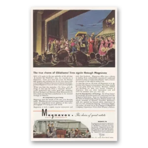 1945 Magnavox Radio Phonograph Print Ad | True Charm