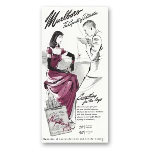 1945 Marlboro Cigarettes Print Ad | Everything Boys