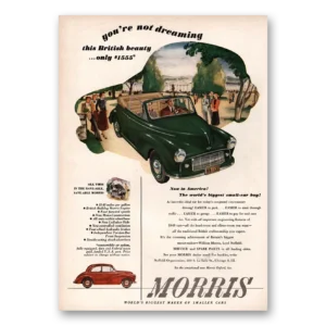 1945 Morris Oxford Print Ad | Morris Oxford
