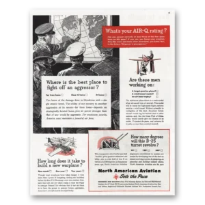 1945 North American Aviation Print Ad | Aggressor