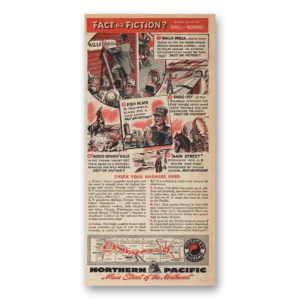 1945 Northern Pacific Railway Print Ad | Walla Walla