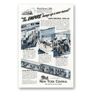 1945 New York Central Print Ad | Empire