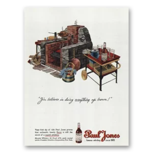 1945 Paul Jones Whiskey Print Ad | Jim Believes