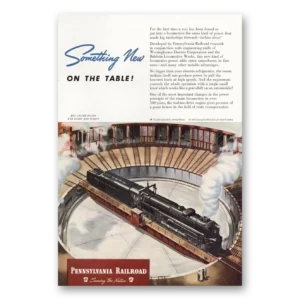 1945 Pennsylvania Railroad Print Ad | Something New