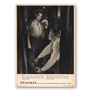 1945 Pullman Print Ad | Ships Autos Planes