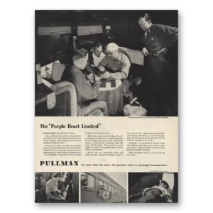 1945 Pullman Print Ad | Purple Heart Limited