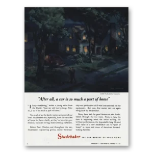 1945 Studebaker Print Ad | Part Of Home