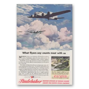 1945 Studebaker Print Ad | Flyers Say