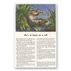 1945 Travelers Insurance Print Ad | Podilybus