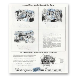 1945 Westinghouse Air Conditioner Print Ad | Myrtle